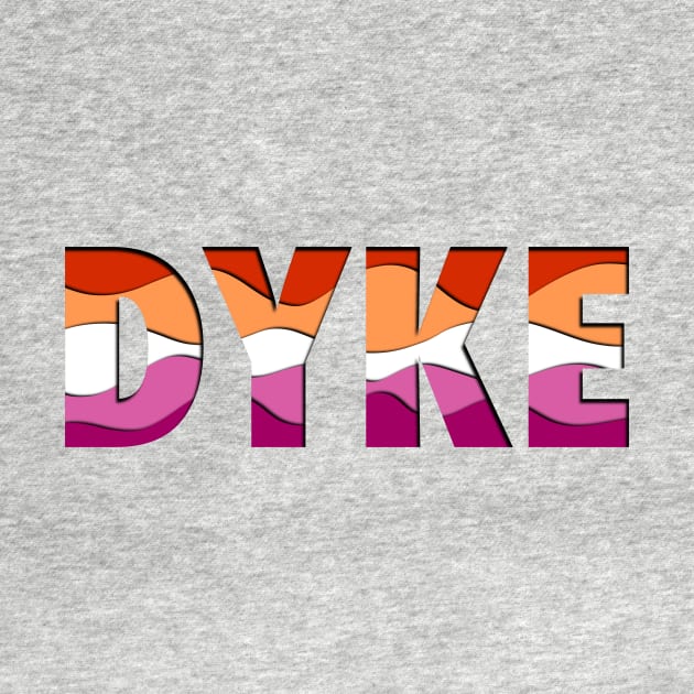 Paper Cut Dyke by JustGottaDraw